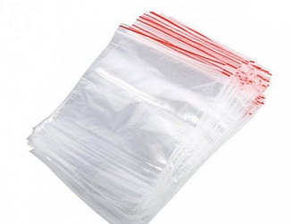 Пакет ZIP LOCK 20х25/30 мкм С КРАСНОЙ ПОЛОСОЙ 100 штук (1/10/300)